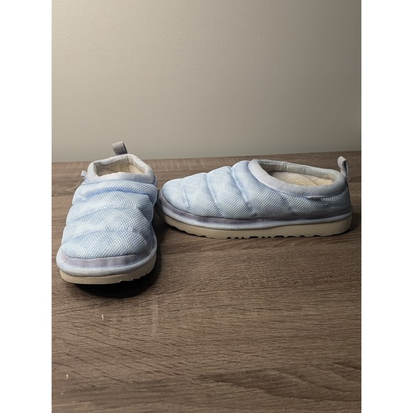 UGG Women's Tasman Puffer Slip-On Slippers Light Blue Size 5 - Picture 1 of 13